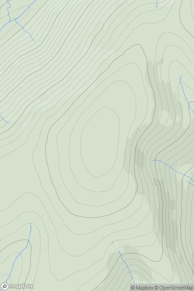 Thumbnail image for Great Hill [The River Tweed to the English Border] [NY325927] showing contour plot for surrounding peak
